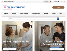 Tablet Screenshot of harburg.paritaetischer.de