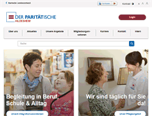 Tablet Screenshot of hildesheim.paritaetischer.de