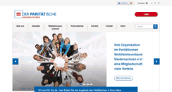 Desktop Screenshot of paritaetischer.de